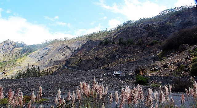 Comunidad de Pallasca quedó aislada tras deslizamiento de un cerro debido a lluvias torrenciales