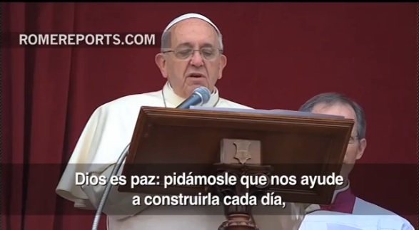 Francisco pide en Navidad paz en Siria y dice no al tráfico de personas (Video)