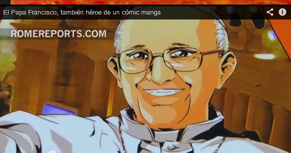  El Papa Francisco, también héroe de un cómic manga (Video)