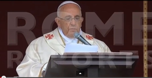 Homilía completa de Francisco en la canonización de Juan Pablo II y Juan XXIII