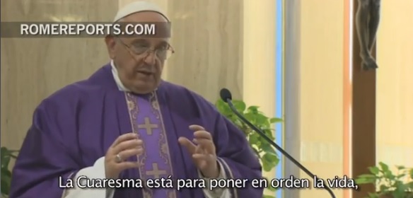 Francisco: El hipócrita no necesita al Señor, se disfraza de santo (Video)