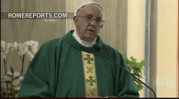 Francisco en Santa Marta: Dios es un padre que llora por sus hijos (Video)