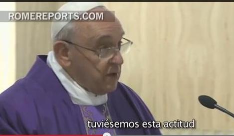 Francisco en Santa Marta: “¿Quién soy yo para juzgar?”