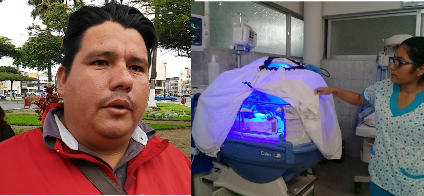Chimbote: padre pide apoyo para salvar a su bebé prematuro en el Hospital La Caleta