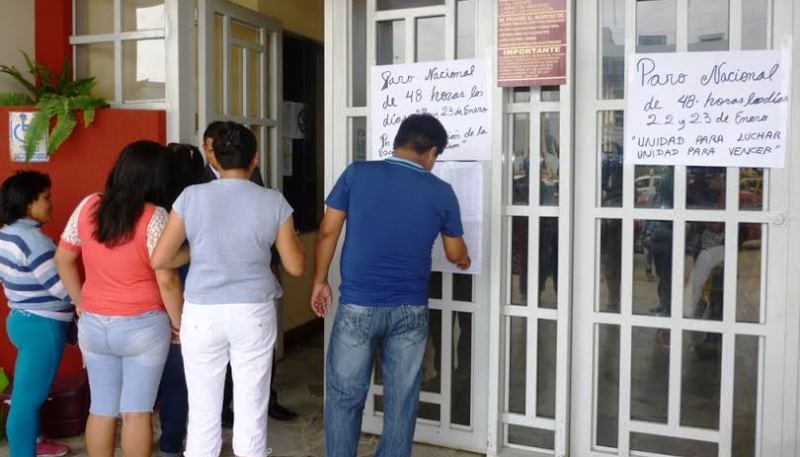  Con movilización trabajadores judiciales acatan paro de 48 horas