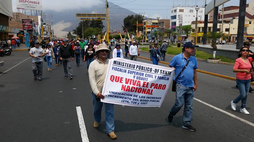 Trescientas carpetas fiscales por día dejó de atender el Ministerio Público del Santa durante paro de 72 horas