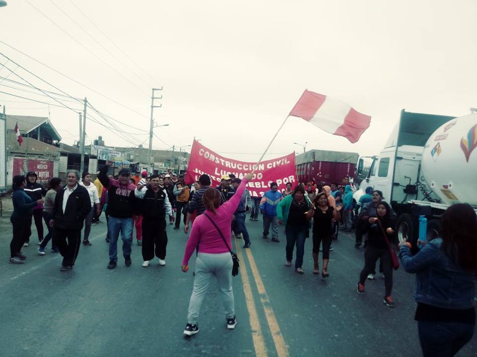 Huarmey: pobladores acatan paro de 24 horas por mayor presupuesto para obras de reconstrucción