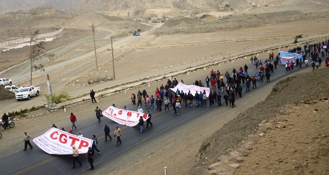 Bloquearon túnel de Coishco exigiendo cambio de política de gobierno (video)
