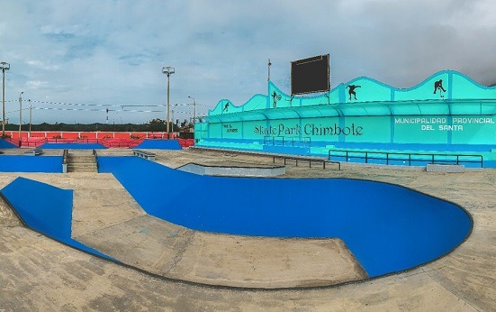 Chimbote: skate park de la urbanización El Acero fue totalmente renovado 