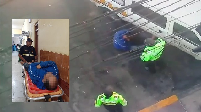 Poblador fue hallado inconsciente debajo de una combi en el centro de Chimbote, habría sido pepeado