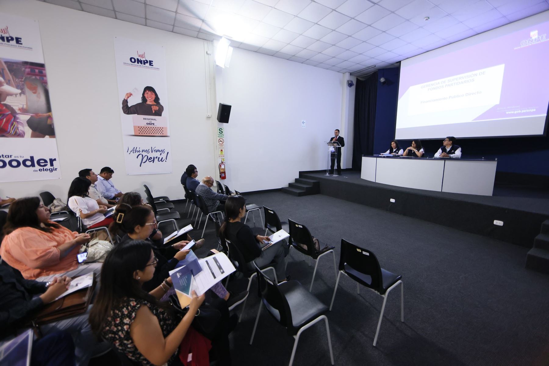 ONPE capacitó a 30 partidos sobre la correcta rendición de cuentas del financiamiento público