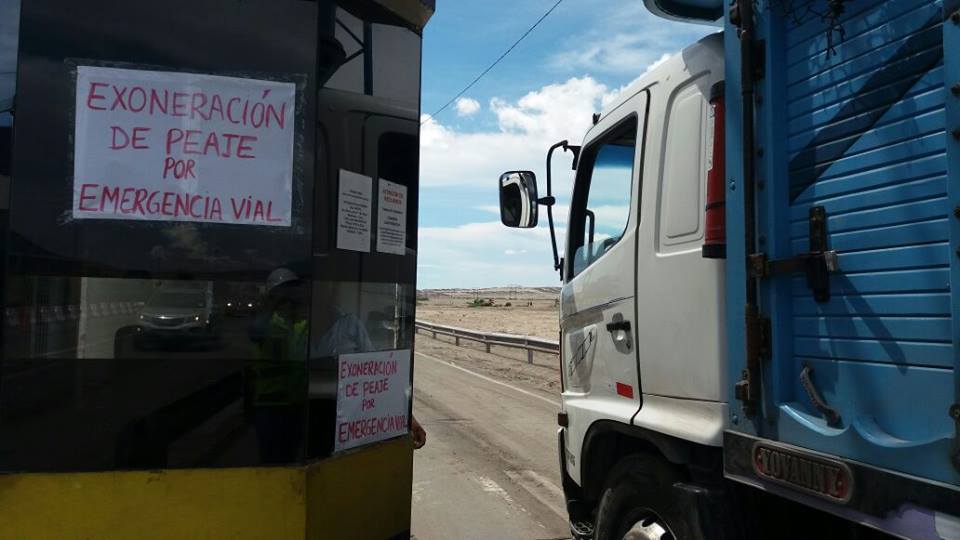 Concesionaria Autopista del Norte suspende el cobro de peaje en la garita de Besique    