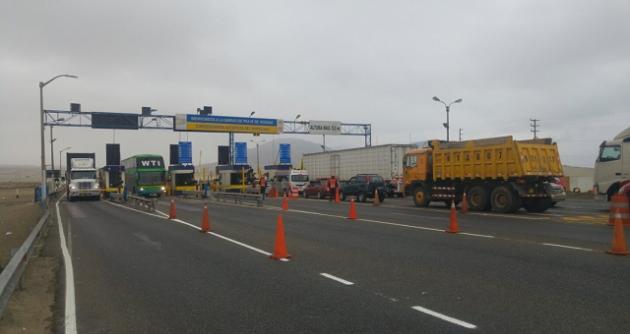 Chimbote: en peaje de Vesique establecen tarifas diferenciadas en S/ 2.20