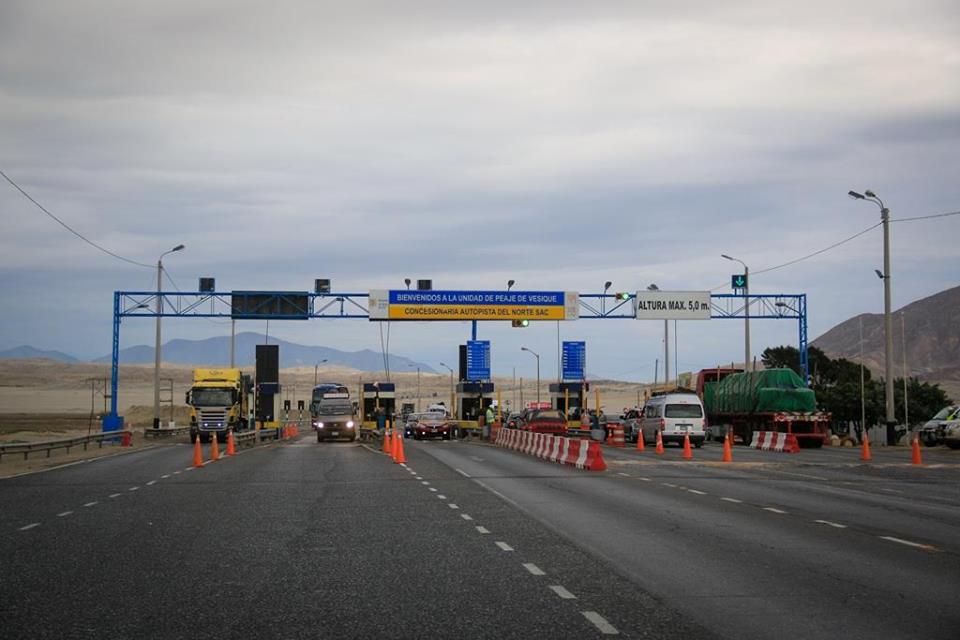 Chimbote: en 60 días se reubicará caseta de peaje de Besique en el kilómetro 402 de la Panamericana