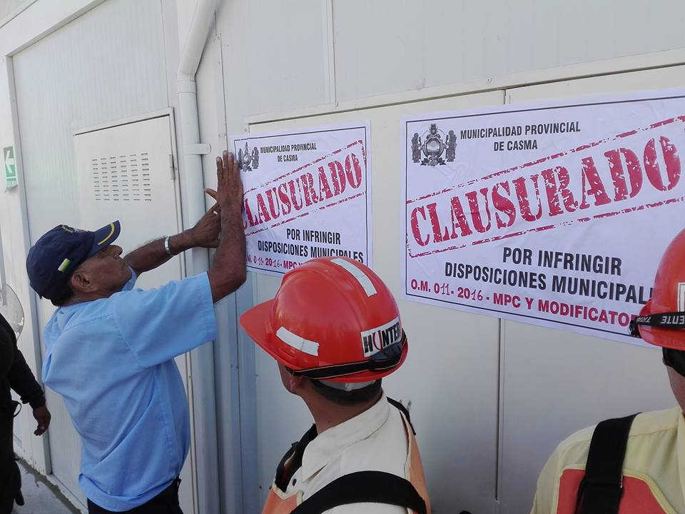 Casma: clausuran peaje de Vesique ubicado en el kilómetro 402 de la Panamericana