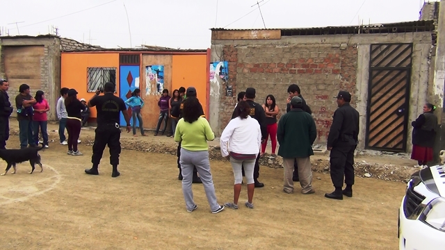 Serenos intervienen a vecinos que se agarraron a machetazos  