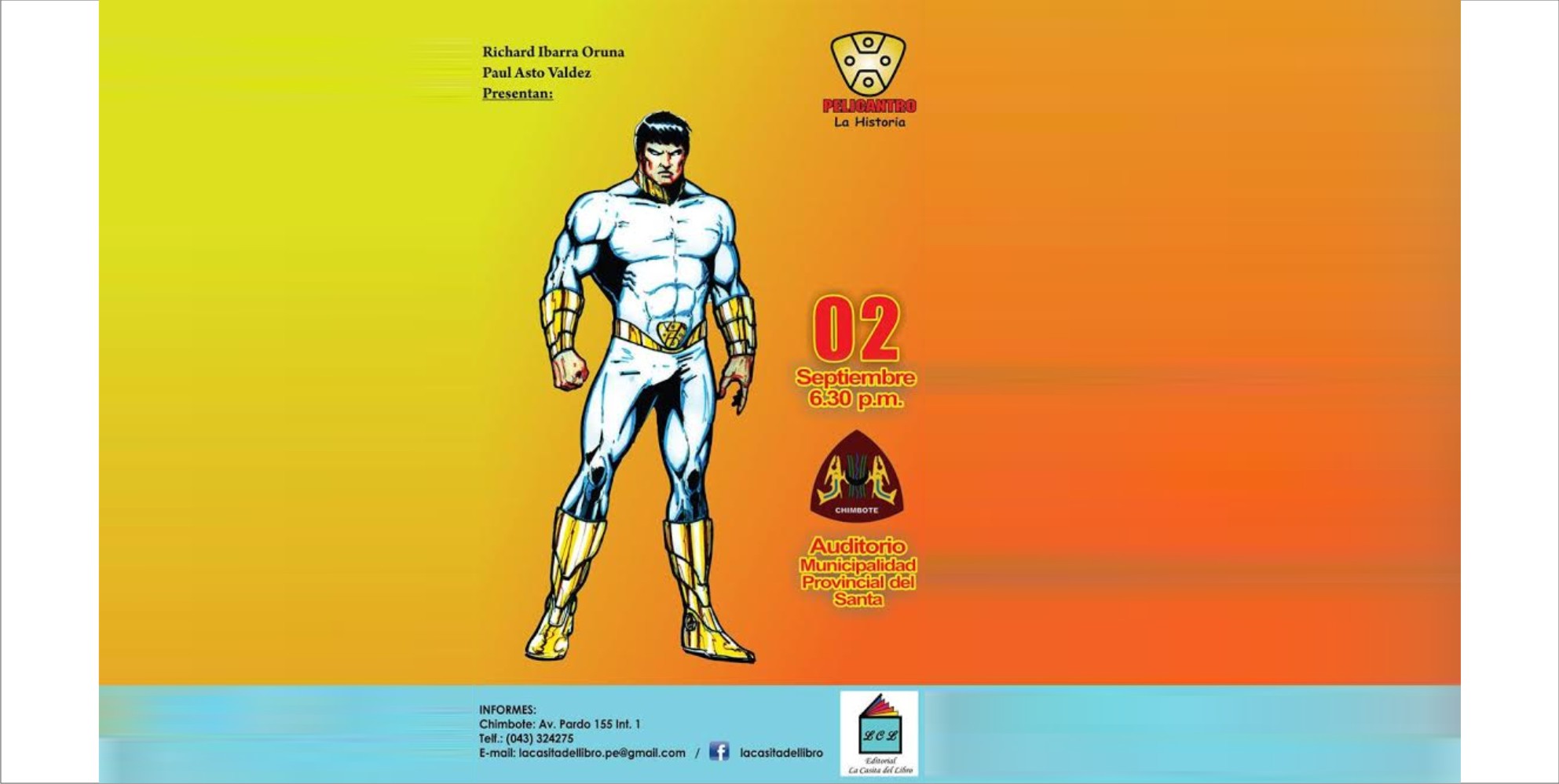 Presentación del cómic “Pelicantro II” mañana en la Municipalidad del Santa