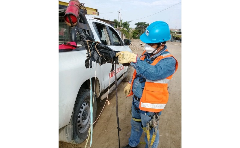 Hidrandina exhorta a la población sobre peligro de volar cometas cerca de redes de energía eléctrica