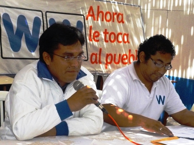 De "infiltrado" calificaron a vocero de "Puro Áncash" que acepta que Waldo Rios miente