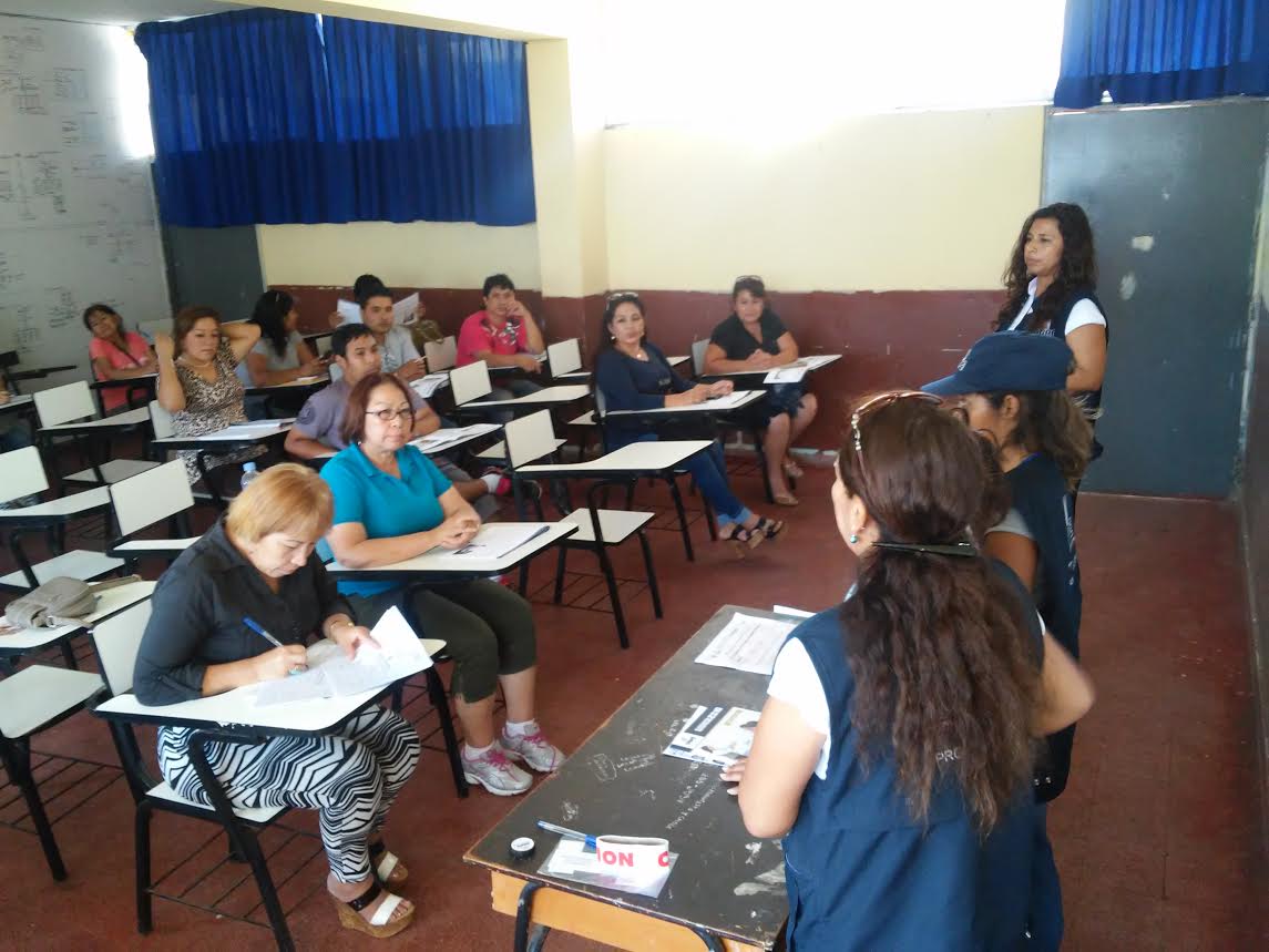 Personeros de Fuerza Popular fueron capacitados por ODPE-Santa