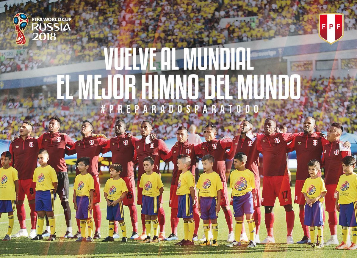 Perú en su partido de estreno hoy en Mundial de Rusia tras 36 años de ausencia