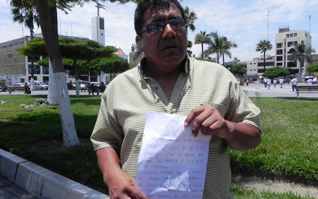 Pescador chimbotano denuncia que extorsionadores le exigen 15 mil soles