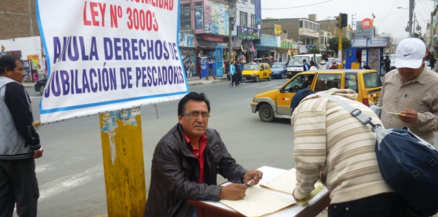 Con 15 mil firmas pescadores exigirán inconstitucionalidad de Ley 30003