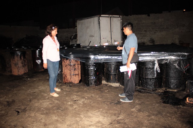 Intervienen depósito clandestino de petróleo en Chimbote y decomisan 80 barriles con combustible