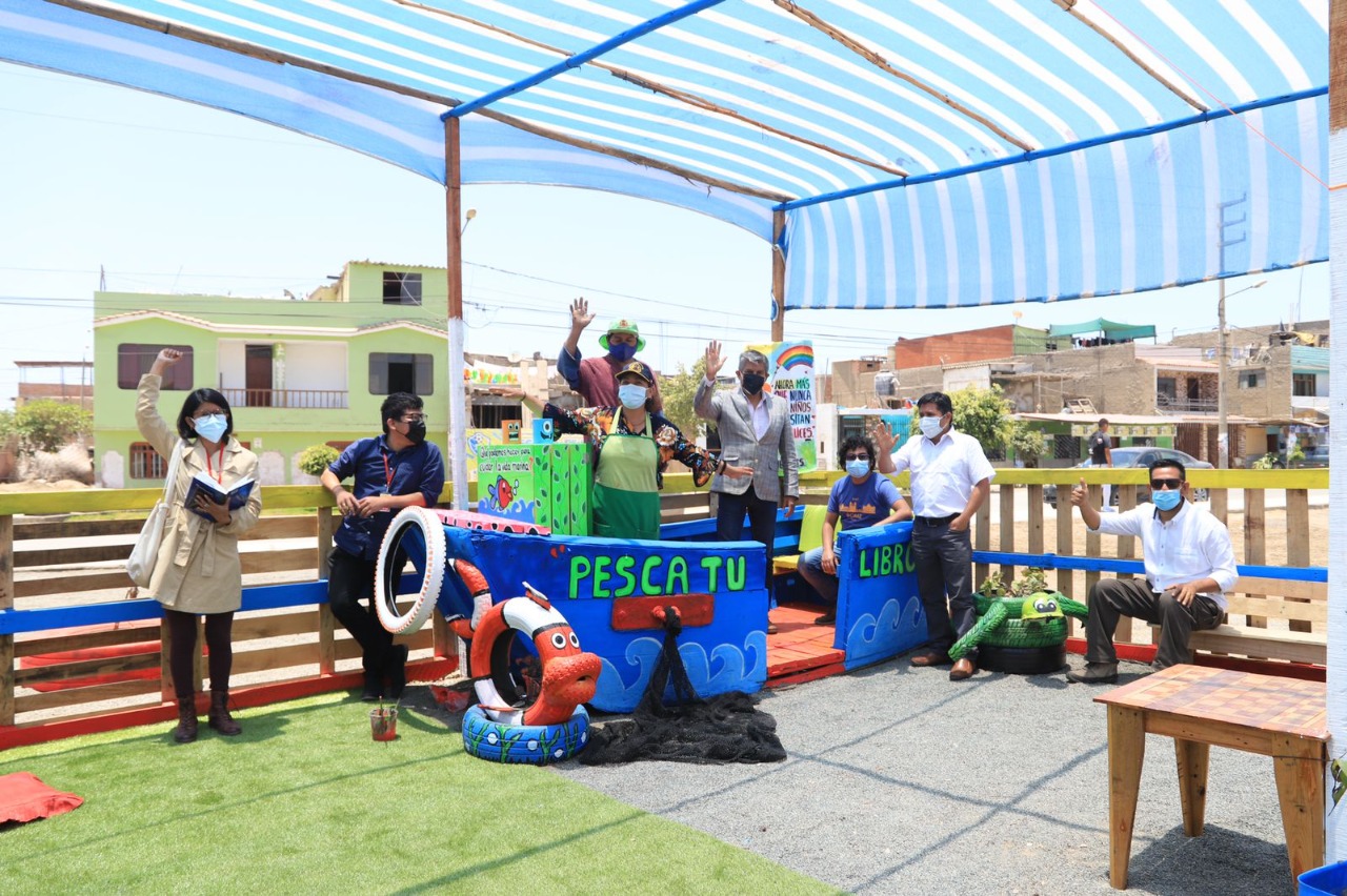 MPS promueve las “Esquinas educativas” en diversos sectores motivando el hábito de la lectura en niños