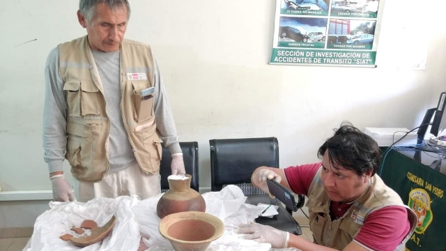 Chimbote: restos arqueológicos hallados en San Pedro son enviados a museo de Casma