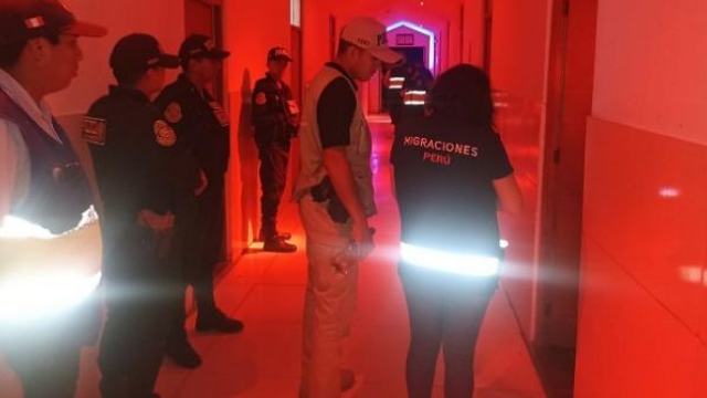 Intervienen a extranjeras durante operativo en "El rancho de las conejas" en Nuevo Chimbote