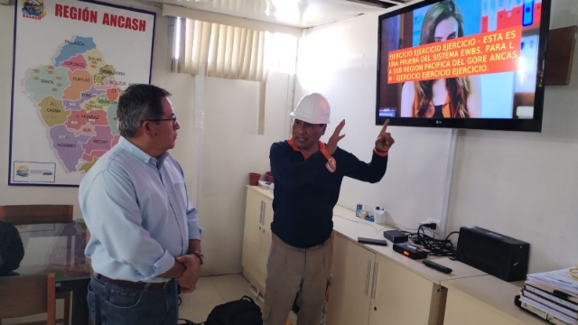 Indeci instala sistema de alerta temprana de tsunamis en Subregión Pacífico 