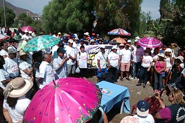 Obispo, autoridades y población de Coishco exigen construcción de puente de concreto en río Shisho