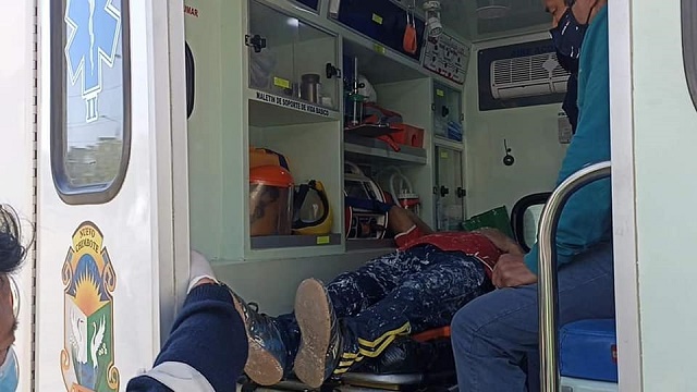 Pintor resulta herido al caer de una altura de más de 7 metros en Nuevo Chimbote