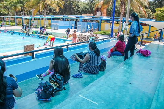 Chimbote: notifican a piscina del Vivero Forestal para cumplimiento de normativa sanitaria