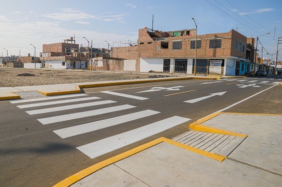 Nuevo Chimbote: inauguran obra de pistas y veredas en el asentamiento humano Belén 