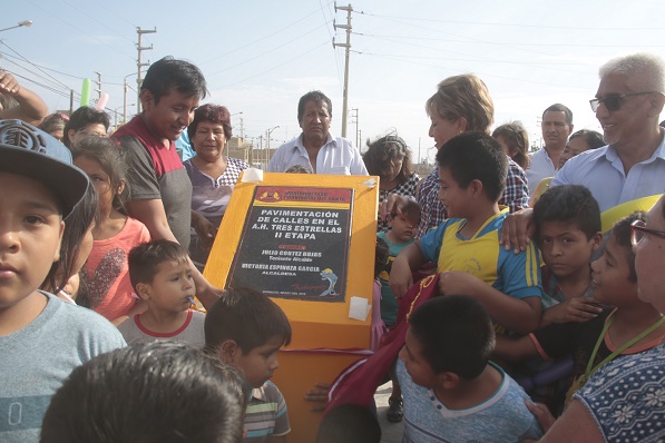 Chimbote: vecinos de Tres Estrellas ya tienen nuevas pistas y veredas