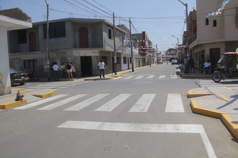 Chimbote: más de 700 familias beneficiadas con nuevas vías en pueblo joven “El Porvenir”