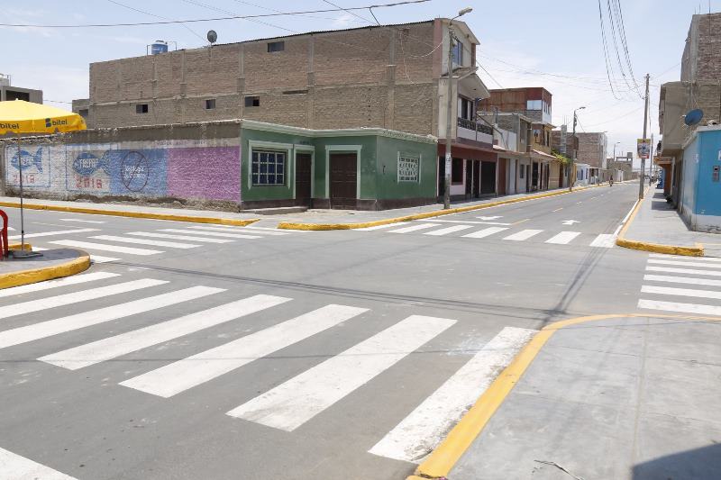 Obra de pistas en Dos de Mayo fue entregada por la Municipalidad Provincial del Santa