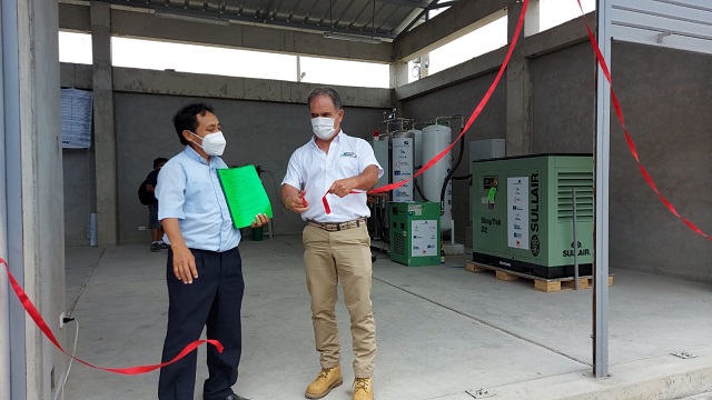Chimbote ya cuenta con su primera planta de oxígeno medicinal donada por empresas pesqueras