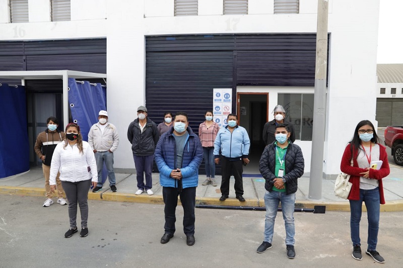 Alcalde Briceño visitó planta de procesamiento de sellado al vacío en "Tres Estrellas"