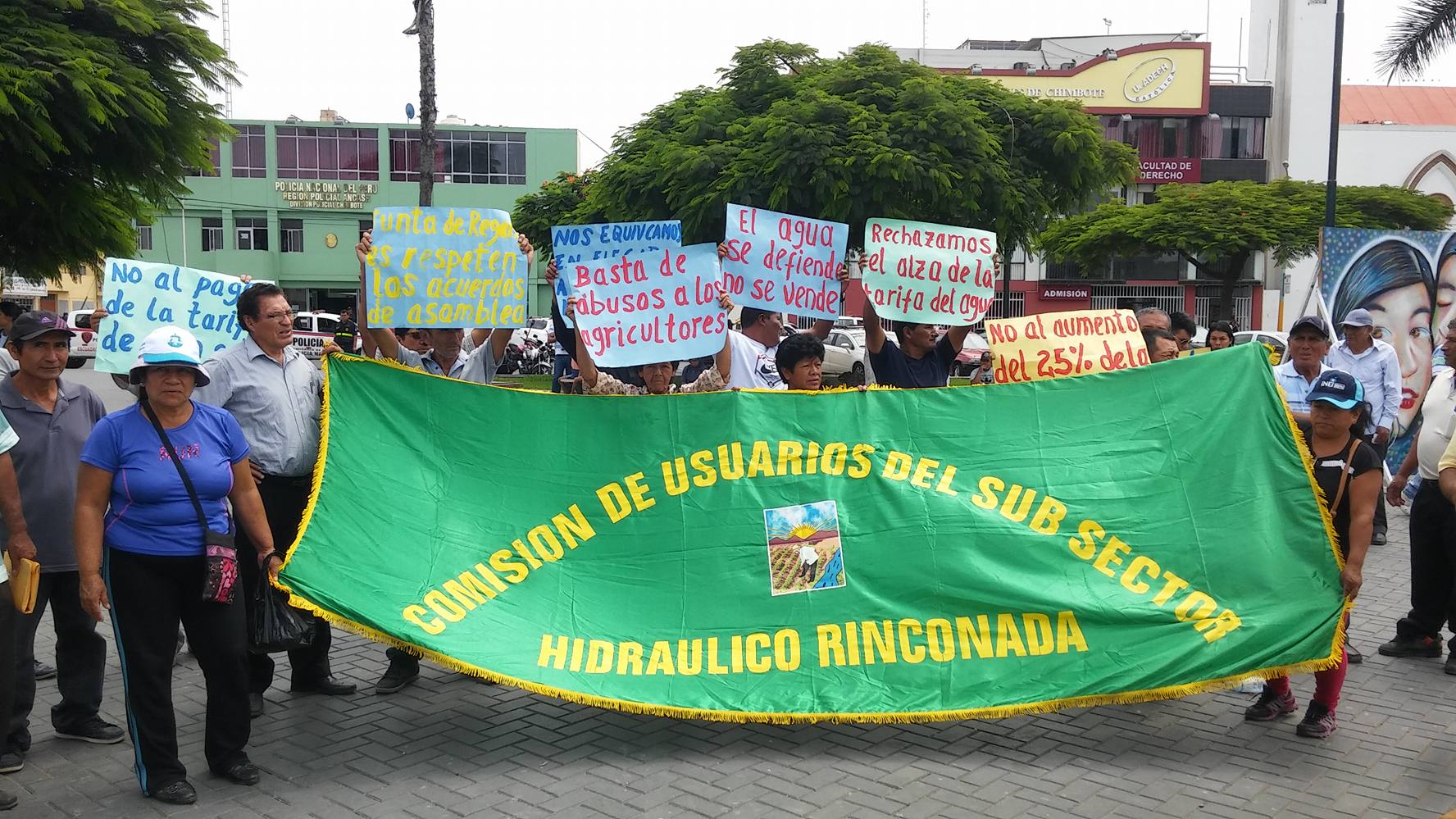 Chimbote: agricultores del valle rechazan 40 soles de incremento en la tarifa de agua