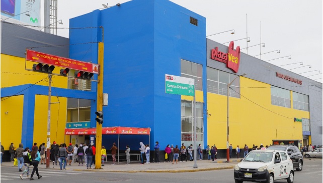 Plaza Vea de Chimbote no cumple con disposiciones sanitarias para prevenir el covid-19