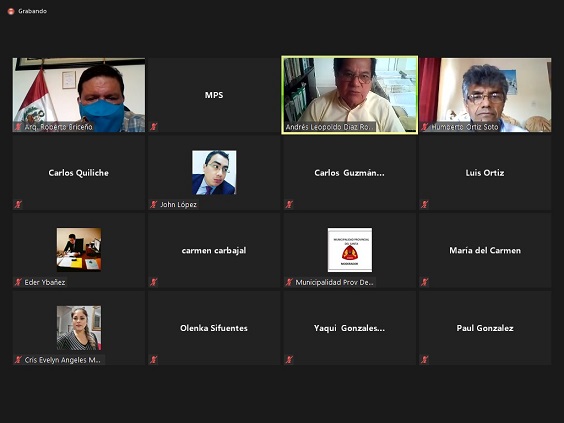 Chimbote: Pleno municipal conformó comisiones de trabajo para el periodo 2021