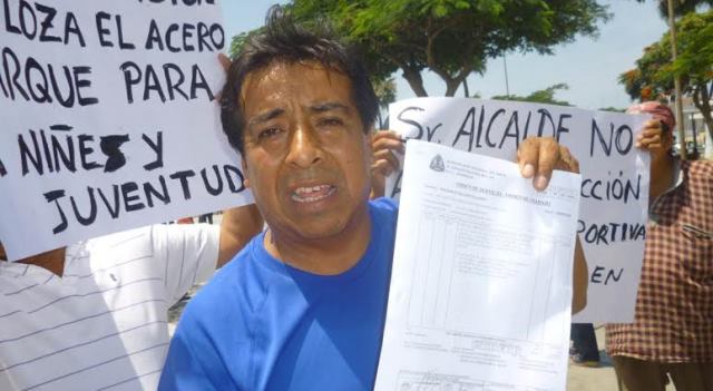 Moradores de "El Acero" rechazan construcción de piscina olímpica