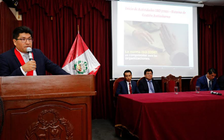 Titular de la Corte del Santa expuso su informe de primeros cien días de gestión