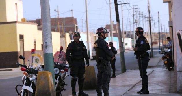 Alcaldes del Santa destacan trabajo policial durante estado de emergencia