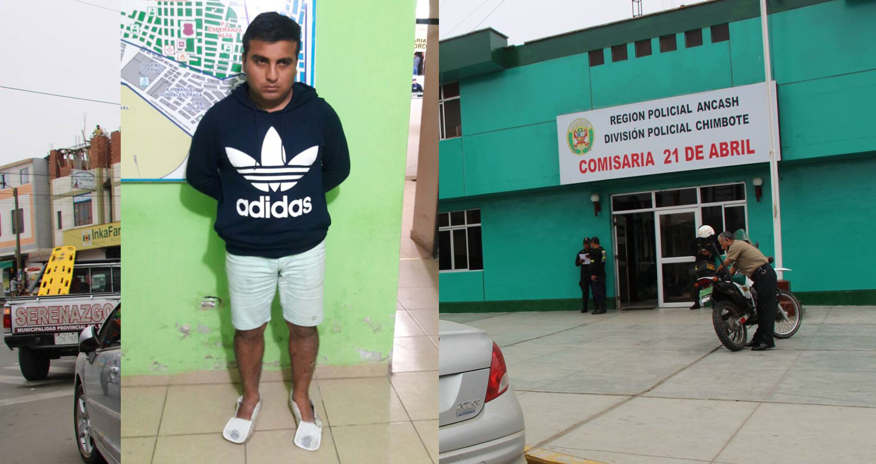 Chimbote: efectivo policial es detenido por golpear a dos mujeres