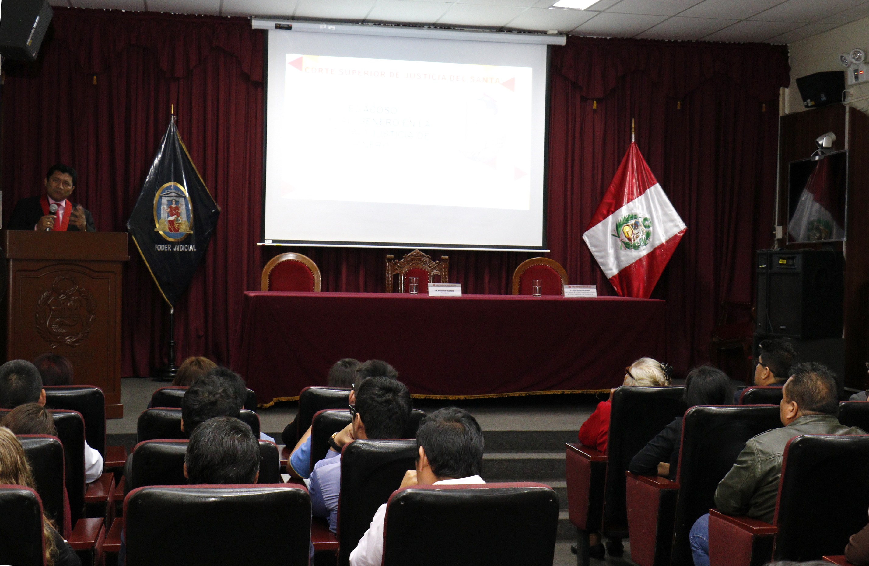 Chimbote: Juez de Sala Penal Nacional dictó conferencia magistral sobre el delito de acoso sexual