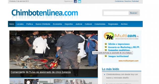 Chimbotenlinea.com, diario líder en la región Áncash, cumple su 4° Aniversario